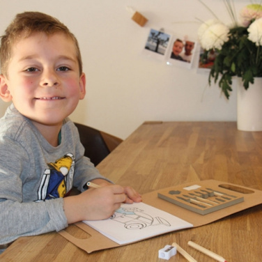 Logo trade mainostuote kuva: Lasten värityskirja värikynillä FORIO