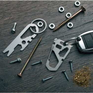 Logotrade liikelahjat mainoslahjat tuotekuva: Monitoiminen avaimenperä ANTISANA Schwarzwolf