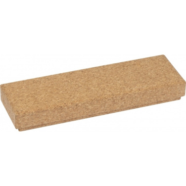 Logo trade mainostuote kuva: Kierrekuulakynä metallia ja korkkia LILLEHAMMER