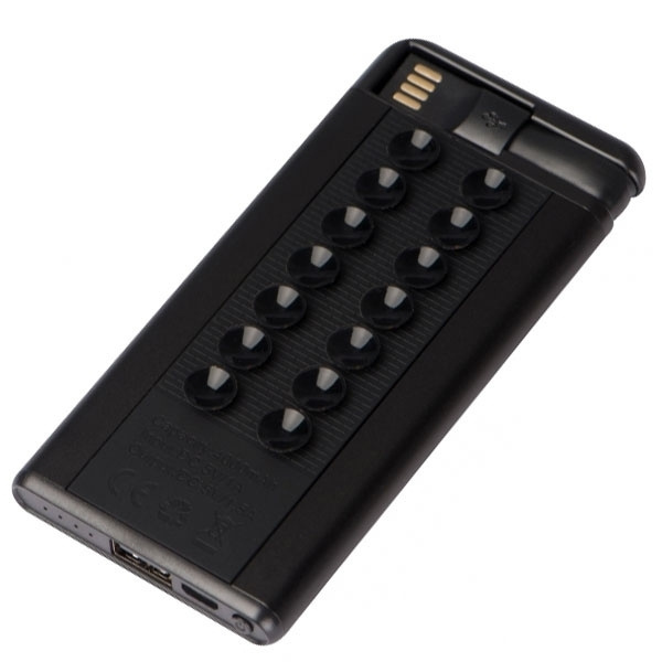 Logo trade liikelahja mainoslahja tuotekuva: Powerbank 4000 mAh CHIETI