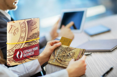 Logo trade liikelahja kuva: Origamilompakko 998117