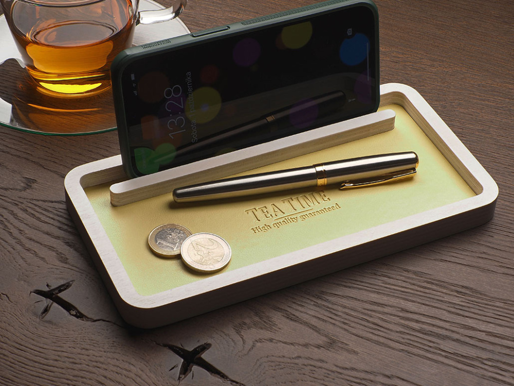 Logo trade liikelahja kuva: Puinen järjestäjä 1844121