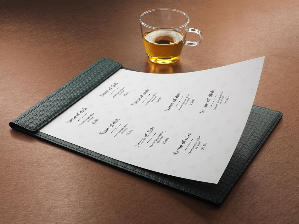 Logo trade mainoslahja kuva: Menukansi 1241239