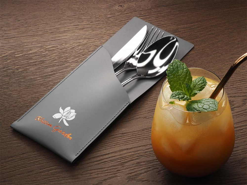 Logo trade liikelahja kuva: Ruokailuvälinekotelo 1598094