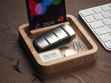 Logo trade mainoslahja ja liikelahja tuotekuva: Puinen työpöydän järjestäjä 1846292