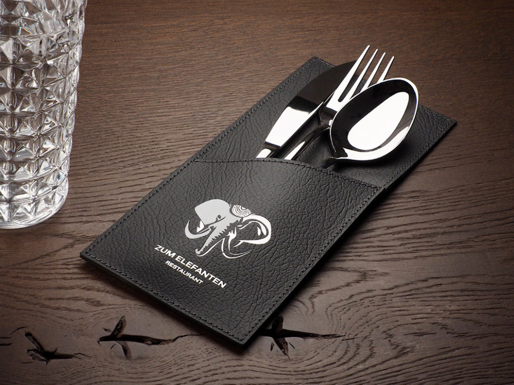 Logo trade liikelahja kuva: Ruokailuvälinekotelo 1044318