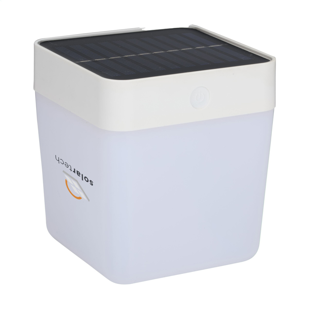 Logo trade mainoslahja ja liikelahja tuotekuva: Grundig Lumo Solar -pöytävalaisin