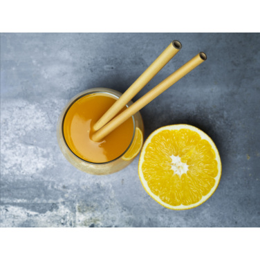 Logo trade mainostuote kuva: ECO Bamboe Straw Set bambupillit