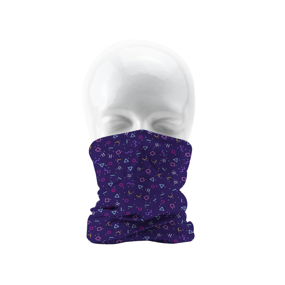 Logotrade liikelahjat kuva: Monikäyttöinen Bandana RPET -huivi, joka painatus