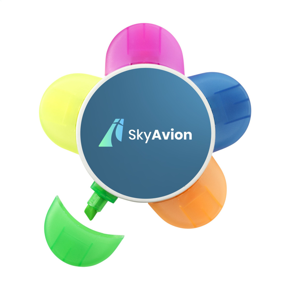 Logo trade liikelahja mainoslahja tuotekuva: Bloom Recycled Milk-Carton korostuskynä