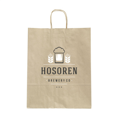 Logotrade mainoslahjat kuva: Leaf It Bag kierrätetty ruohopaperi (90 g/m²) M