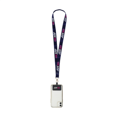 Logo trade mainoslahja ja liikelahja tuotekuva: Lanyard Sublimation RPET 2 cm Patch-avainnauhalla
