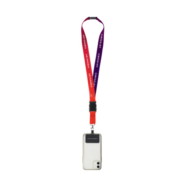Logotrade mainostuotet kuva: Lanyard Promo Complete Sublimatie RPET 2 cm ja Patch