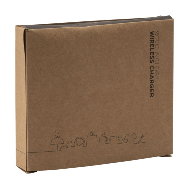 Logotrade mainostuote tuotekuva: Bamboo 10W Wireless Charger langaton pikalaturi