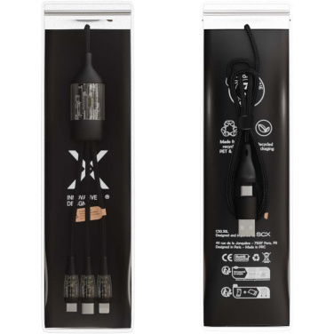 Logotrade liikelahjat kuva: SCX.design C50 100 W:n / 5 A:n pikalataava 5-in-1-kaapeli digitaalisella näytöllä