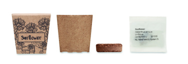 Logotrade mainostuote tuotekuva: Auringonkukan kasvatussarja