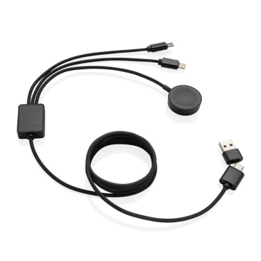 Logo trade mainoslahjat tuotekuva: Terra RCS rPET 6-in-1 latauskaapeli