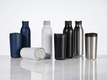 Logotrade mainoslahja tuotekuva: Avira Alix RCS re-steel click tumbler 400ML