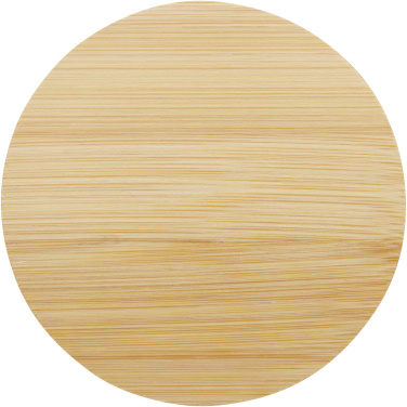 Logotrade mainoslahjat kuva: Lenora 250 ml:n lasikuppi bambukannella