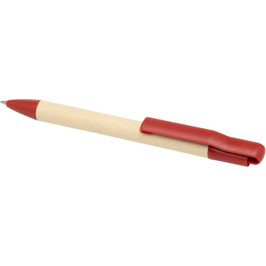 Logotrade liikelahja tuotekuva: Liliana sokeriruokopaperinen kuulakärkikynä (sininen muste)