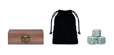 Logotrade mainostuotet kuva: 9 kivijääkuutiota laatikossa