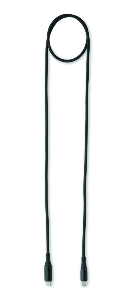 Logotrade mainoslahjat ja liikelahjat tuotekuva: 100W latauskaapeli tyyppi-C