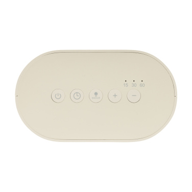 Logo trade mainostuotet tuotekuva: LumaRise RCS -herätyskello, valkoinen kohina, kierrätysmuovi