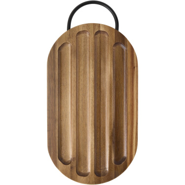 Logotrade liikelahjat mainoslahjat tuotekuva: Prestige akaasiapuinen leikkuulauta leipäveitsellä