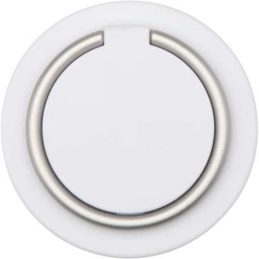 Logotrade mainostuote tuotekuva: Albali kierrätetystä muovista valmistettu magneettinen puhelinteline rengasjalustalla