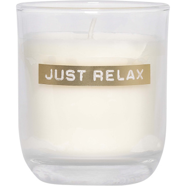 Logotrade mainostuote tuotekuva: Wellmark Discovery 250 ml:n käsisaippua-annostelija ja 150 g:n tuoksukynttiläsetti