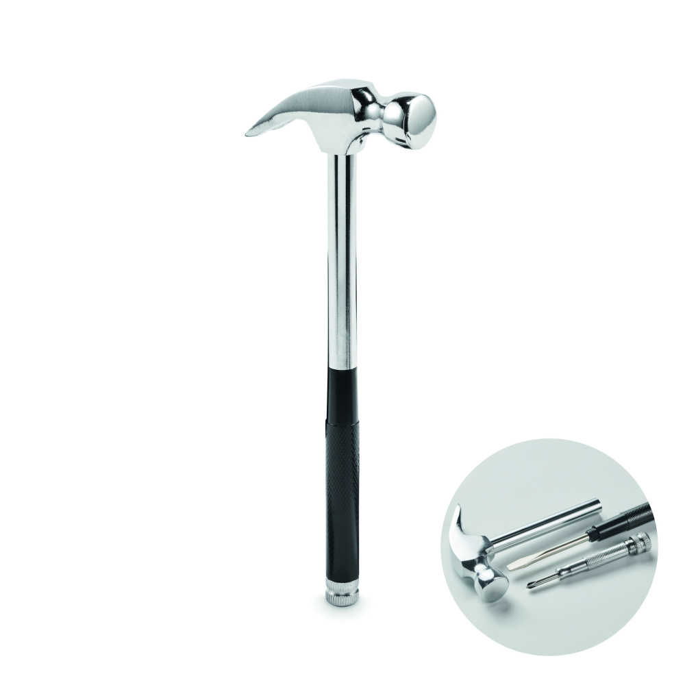 Logotrade liikelahja tuotekuva: Vasara/ruuvimeisseli