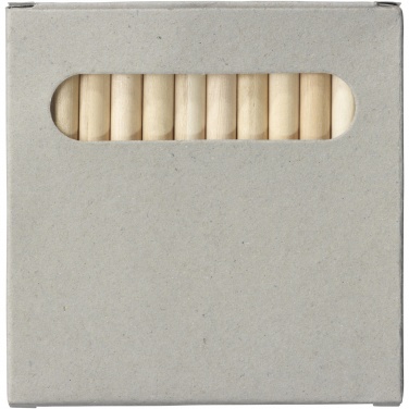 Logotrade firminės dovanos nuotrauka: Tallin 12 dalių spalvotų pieštukų rinkinys