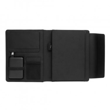 Logotrade dovana nuotrauka: Fiko belaidžio įkrovimo A5 portfelis su maitinimo bloku