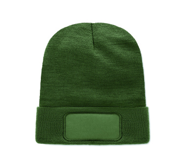 Logotrade reklaminiai produktai nuotrauka: Unisex beanie RPET poliesteris