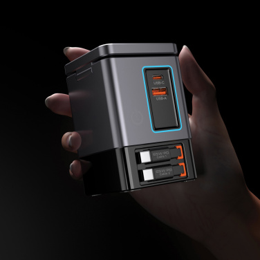 Logotrade dovana nuotrauka: „Urban Vitamin Sacramento“ 105 W GAN įkroviklis + ištraukiami laidai