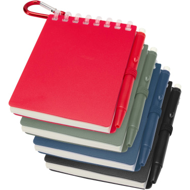 Logotrade verslo dovanos nuotrauka: „Lig Mini“ perdirbto lauko užrašų knygelės ir tušinuko rinkinys minkštais viršeliais (juodas rašalas)