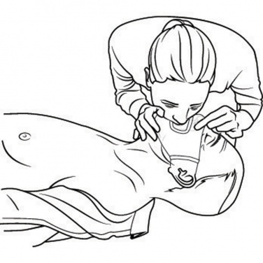 Logotrade logo dāvanas foto: Atslēgu piekariņa CPR maska