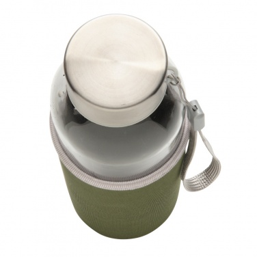 Logotrade dāvanas foto: Stikla pudele ar neoprēna uzmavu