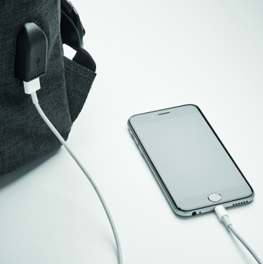 Logotrade ziemassvētku dāvanas foto: Mugursoma no 600D poliestera