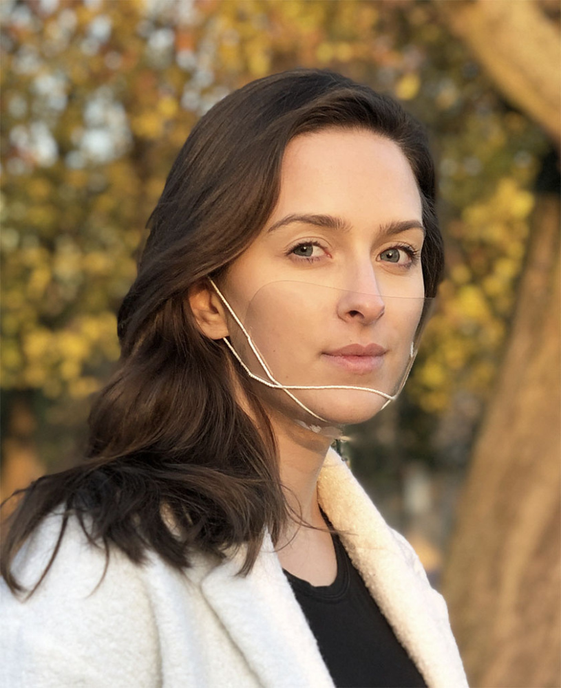 Logotrade biznesa dāvanas foto: ATENA caurspīdīgs sejas vairogs-maska mutei un degunam 1461162