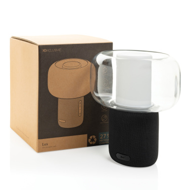 Logotrade logo dāvanas foto: Lux RCS pārstrādātas plastmasas 10W skaļruņa lampa