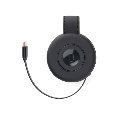 Logotrade dāvanas foto: VINGA Baltimore RCS 2-in-1 bezvadu 15W ceļojumu lādētājs