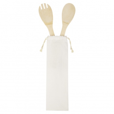 Лого трейд pекламные продукты фото: Endiv, комплект из бамбуковой ложки и вилки