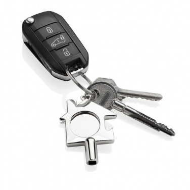 Лого трейд pекламные cувениры фото: Брелок 3 в 1 из переработанного цинкового сплава RCS