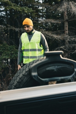 Лого трейд бизнес-подарки фото: Светоотражающий жилет безопасности GRS из переработанного ПЭТ