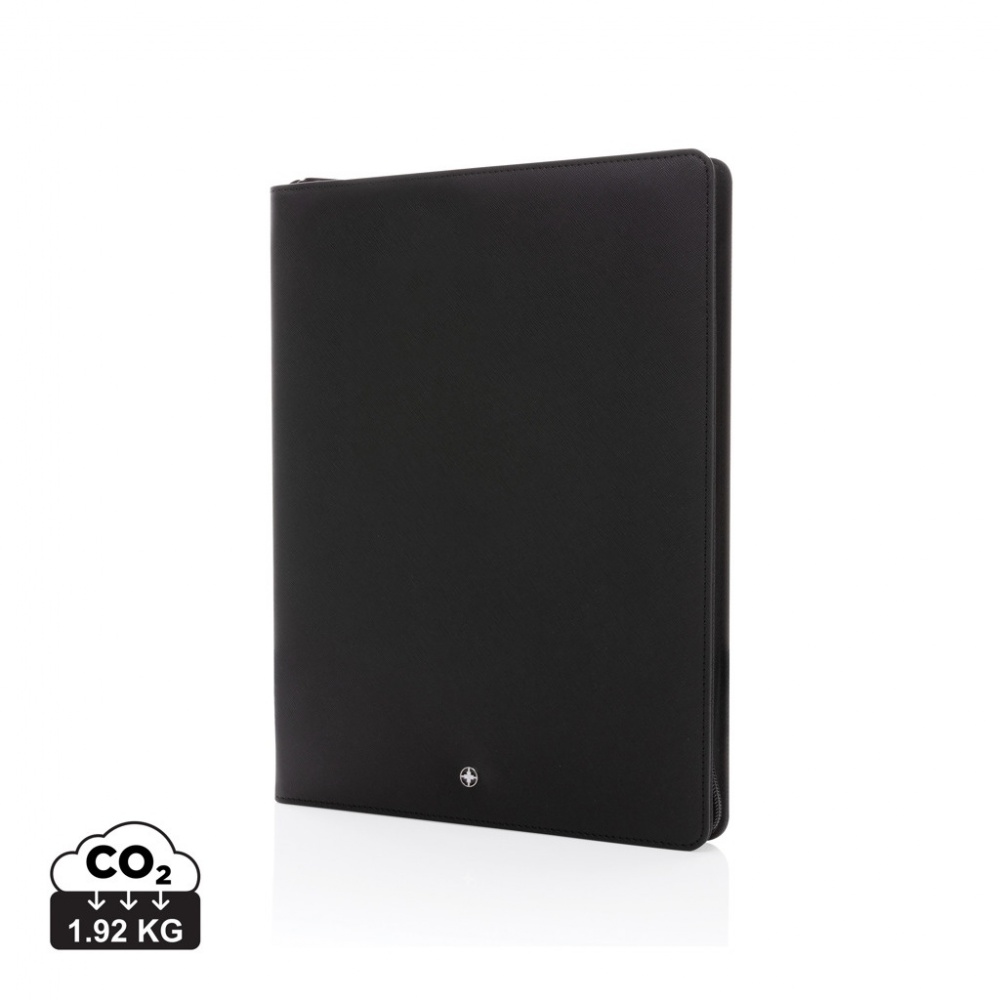 Логотрейд бизнес-подарки картинка: Портфель Swiss Peak Heritage RCS rPU A4 с застежкой-молнией