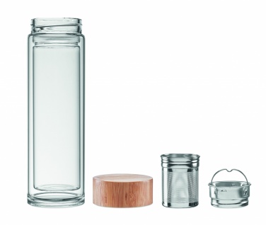 Лого трейд pекламные продукты фото: Термобутылка стеклянная München