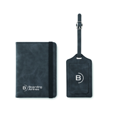 Логотрейд pекламные подарки картинка: Passport and luggage tag set