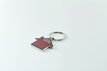 Лого трейд бизнес-подарки фото: House shaped key ring