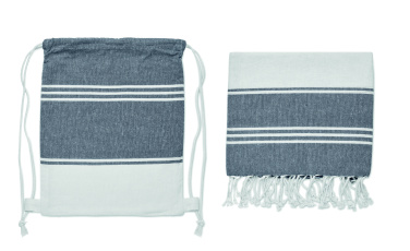 Лого трейд pекламные cувениры фото: Hammam towel drawstring set